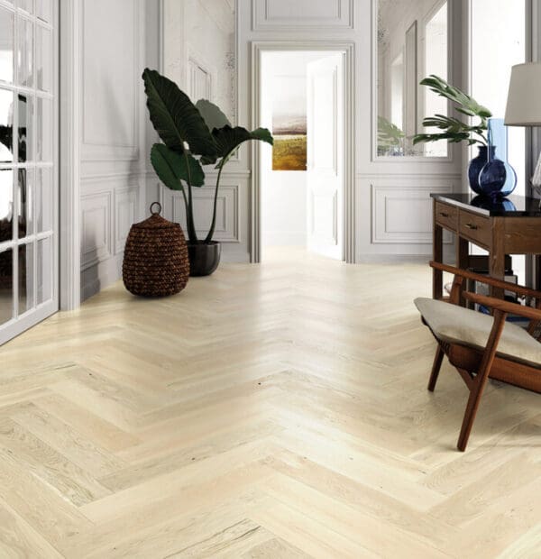 Bianco Herringbone